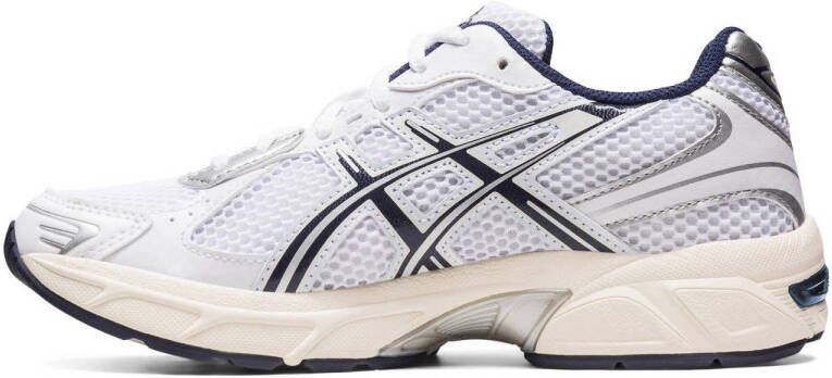 ASICS Gel-1130 sneakers wit donkerblauw