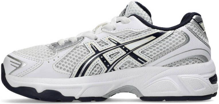 ASICS Gel-1130 sneakers wit donkerblauw