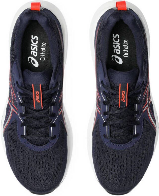 ASICS Gel-Contend 9 hardloopschoenen donkerblauw rood