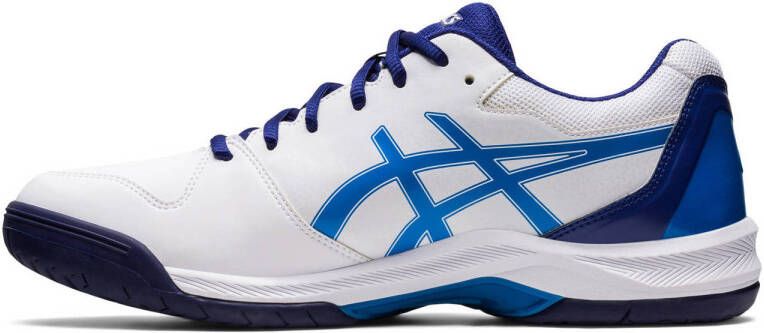 ASICS Gel-Dedicate 7 tennisschoenen wit kobaltblauw