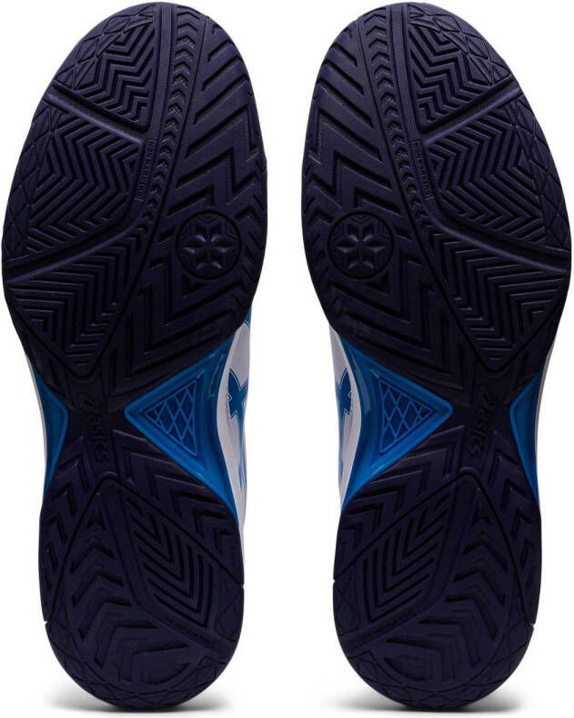 ASICS Gel-Dedicate 7 tennisschoenen wit kobaltblauw