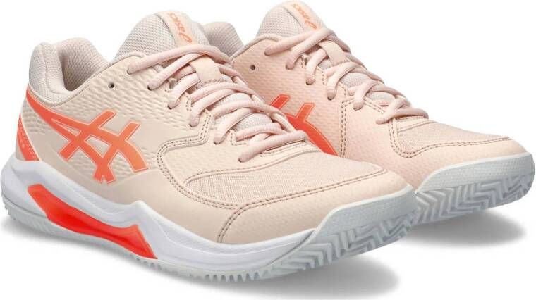 ASICS GEL DEDICATE 8 CLAY tennisschoenen roze oranje