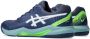 ASICS Gel-Dedicate 8 Padel padelschoenen donkerblauw wit groen - Thumbnail 2