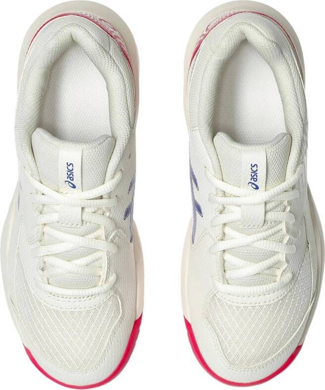 ASICS Gel-dedicate 8 tennisschoenen wit kobaltblauw fuchsia