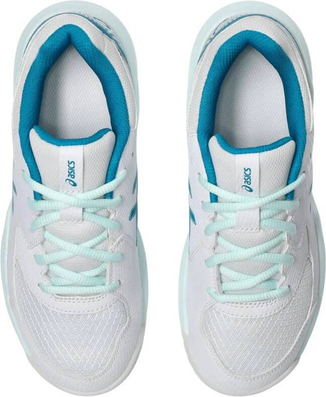 ASICS Gel-dedicate 8 tennisschoenen wit turquoise