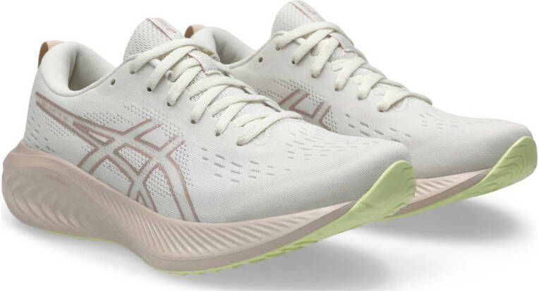 ASICS Gel-Excite 10 hardloopschoenen ecru roze