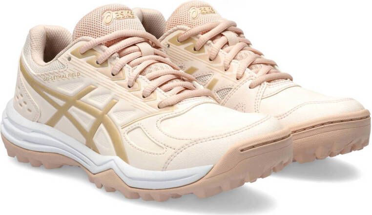 ASICS Gel-Lethal Field hockeyschoenen beige roze