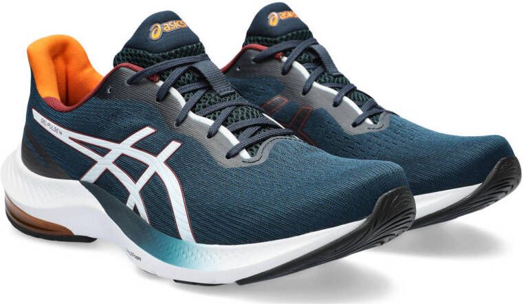 ASICS Gel-Pulse 14 hardloopschoenen donkerblauw wit