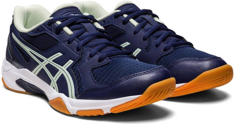 ASICS Gel-Rocket 10 zaalsportschoenen donkerblauw groen