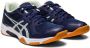 ASICS Gel-Rocket 10 1072A056-407 Vrouwen Marineblauw Volleybalschoenen - Thumbnail 4