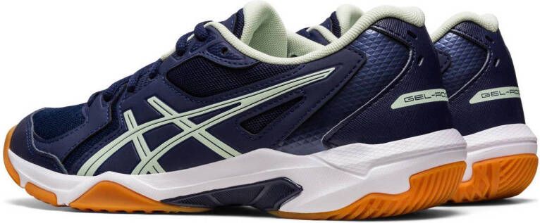 ASICS Gel-Rocket 10 zaalsportschoenen donkerblauw groen