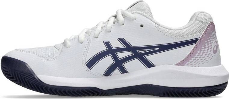 ASICS Gel-Dedicate 8 tennisschoenen wit donkerblauw