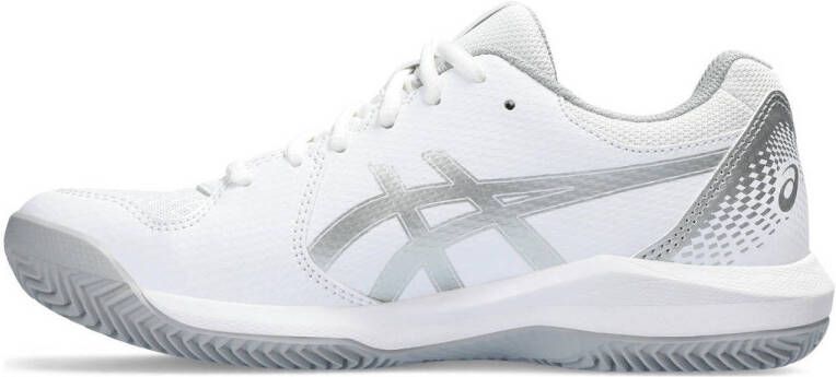ASICS Gel-Dedicate 8 tennisschoenen wit zilver