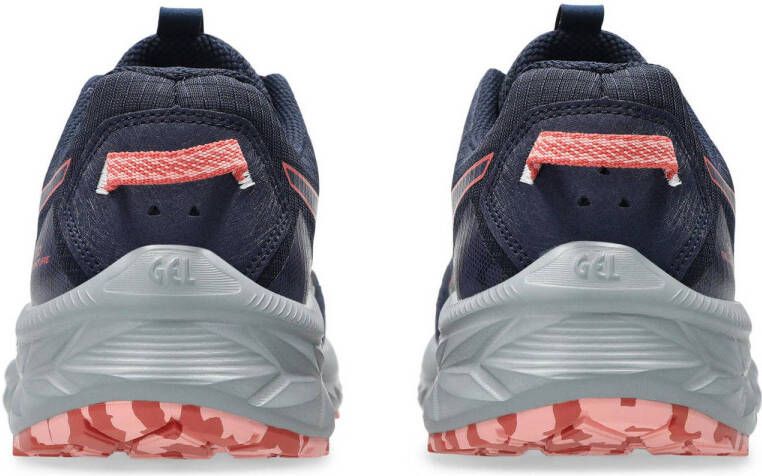 ASICS Gel-Venture 10 hardloopschoenen donkerblauw koraalrood