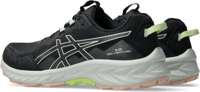 ASICS Gel-Venture 10 hardloopschoenen zwart geel