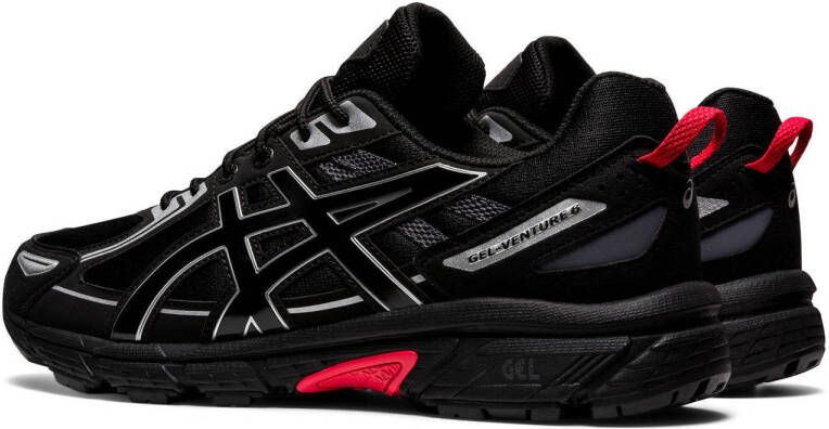 ASICS Gel-Venture 6 sneakers zwart rood