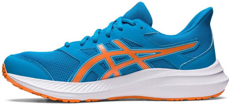 ASICS Jolt 4 hardloopschoenen blauw oranje