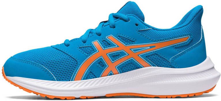 ASICS Jolt 4 hardloopschoenen blauw oranje kids