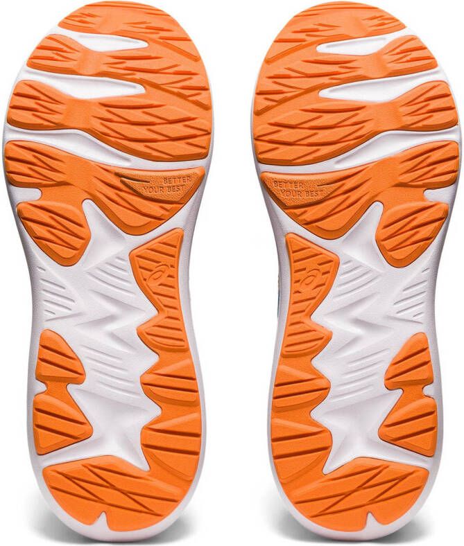 ASICS Jolt 4 hardloopschoenen blauw oranje kids