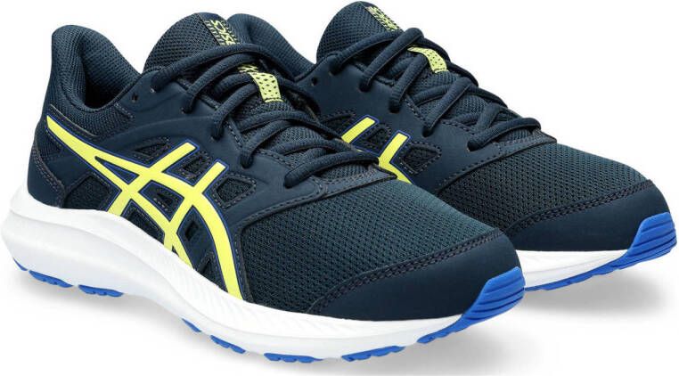 ASICS Jolt 4 hardloopschoenen donkerblauw geel