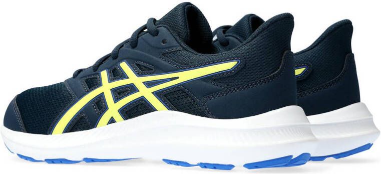 ASICS Jolt 4 hardloopschoenen donkerblauw geel