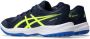 ASICS Upcourt 6 zaalsportschoenen Upcourt 6 donkerblauw geel - Thumbnail 4