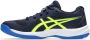 ASICS Upcourt 6 zaalsportschoenen Upcourt 6 donkerblauw geel - Thumbnail 5