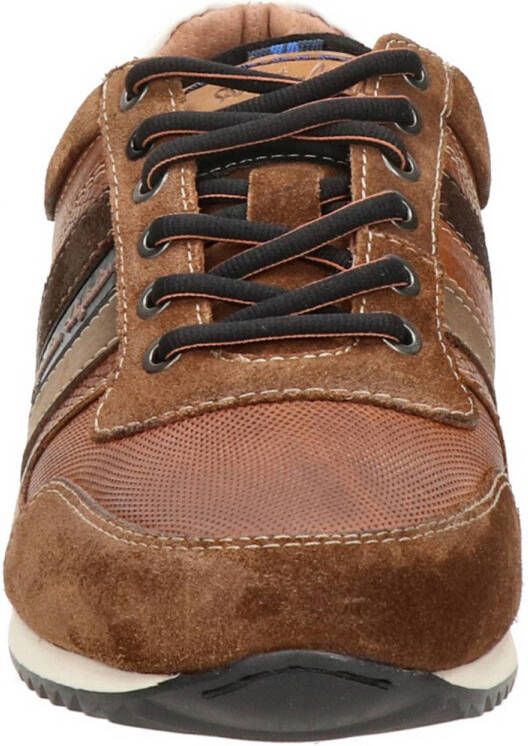 Australian Camaro leren sneakers cognac