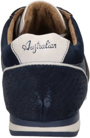 Australian Camaro leren sneakers blauw