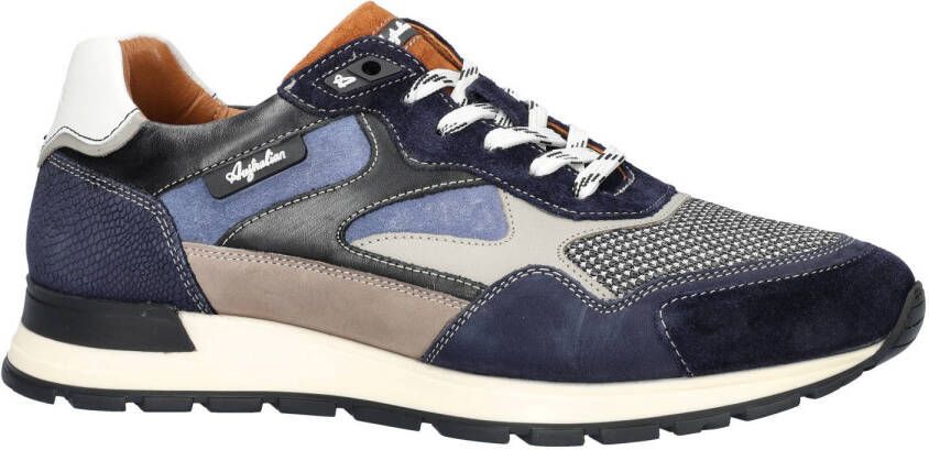 Australian Tiago leren sneakers blauw