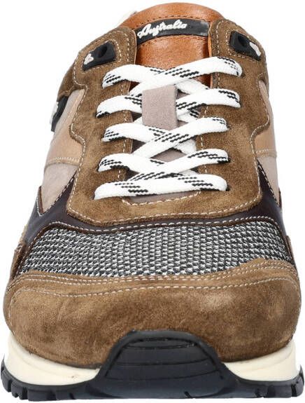Australian Tiago leren sneakers bruin