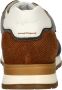Australian Tiago leren sneakers cognac blauw - Thumbnail 2