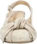 Babouche Dua-2 suède slingback pumps beige - Thumbnail 3