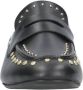 Babouche G-Avery-1 leren loafers met studs zwart - Thumbnail 2