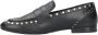 Babouche G-Avery-1 leren loafers met studs zwart - Thumbnail 3
