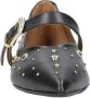 Babouche G-Celina-1 leren ballerina's zwart - Thumbnail 2