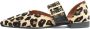 Babouche Gbinny-59 suède loafers met panterprint beige zwart - Thumbnail 3