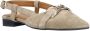 Babouche Leonore-2 suède slingback loafers beige - Thumbnail 2