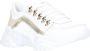 Babouche Lou 96 leren sneakers wit goud - Thumbnail 2