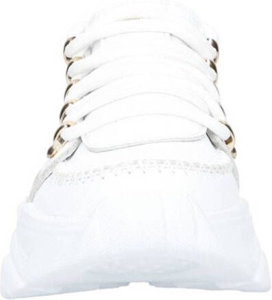 Babouche Lou 96 leren sneakers wit goud
