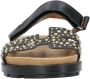 Babouche S-Leila-1 leren sandalen zwart - Thumbnail 2