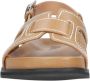 Bibi Lou Holy flat leren sandalen cognac - Thumbnail 2