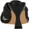 BiBi Lou Sandalen Dames Sandalen Instappers Damesschoenen Leer Blokhak 881Z94 Zwart - Thumbnail 8