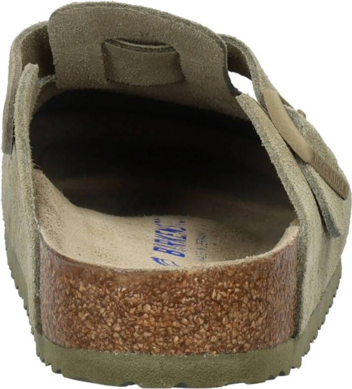 Birkenstock Boston suède clogs taupe