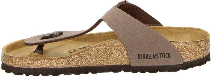 Birkenstock Gizeh teenslippers bruin