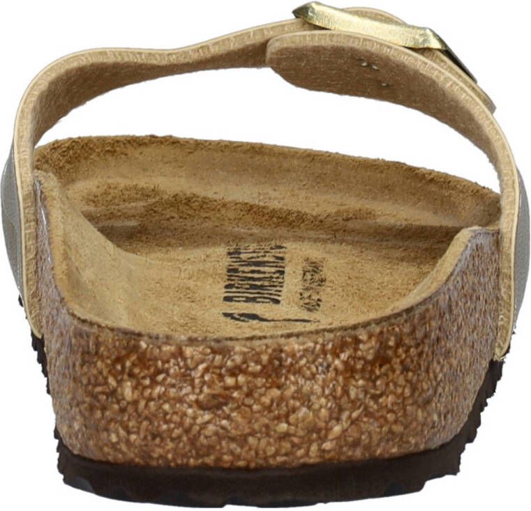 Birkenstock Madrid Gold slippers goud