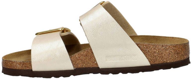 Birkenstock Sydney Cushion Buckle slippers ivoor