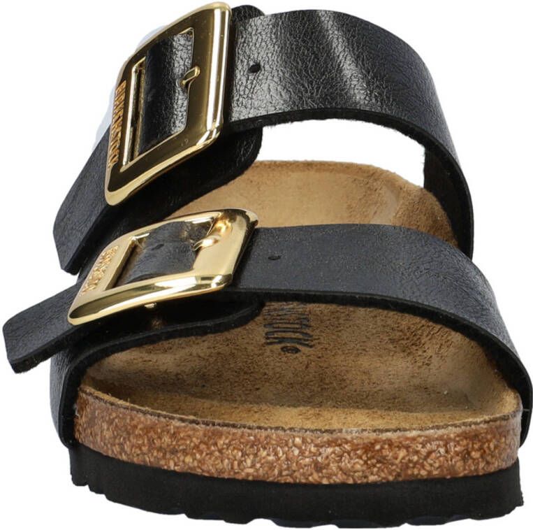 Birkenstock Sydney Cushion Buckle slippers zwart