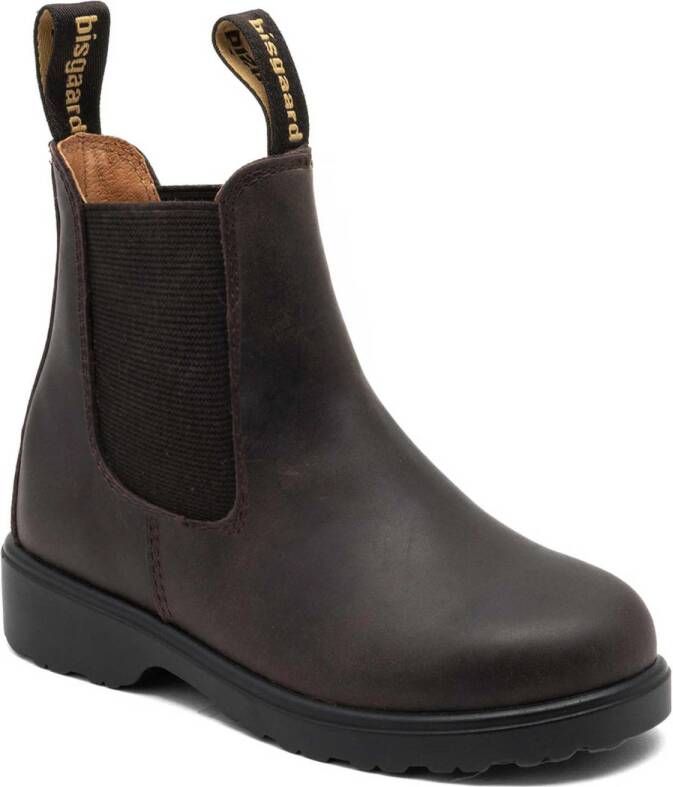Bisgaard Kim leren chelsea boots donkerbruin