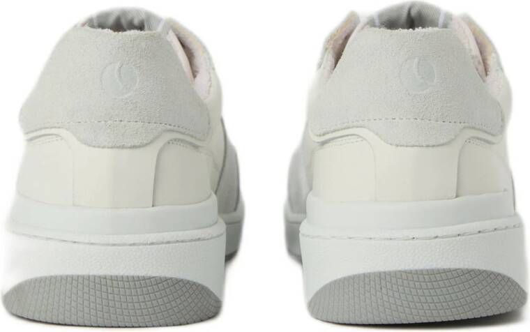 Björn Borg leren sneakers wit grijs